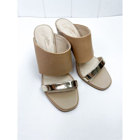 Revolve Seychelles Lyra Sandal in Silver & Grey Size 6.5 - Picture 4 of 11